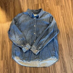 Aritzia Denim Forum button up shirt